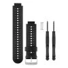 Bracelet Pour Garmin Forerunner 735XT, 630, 235, 230 Noir Gris -Sport Équipements Magasin 010 11251 86