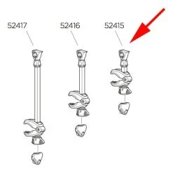 Branche Vélo Courte Thule Sans Fermeture Pour Porte Vélo EuroClassic 929 G6