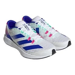 Chaussures Adidas Adizero RC 5 Blanc Bleu Rose -Sport Équipements Magasin ad gv9096 003