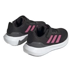 Chaussures Adidas Runfalcon 3.0 Sport Elastic Lace Top Strap Noir Rose Enfant -Sport Équipements Magasin ad hp5875 004