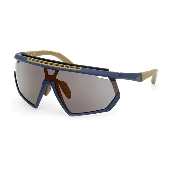 Lunettes Adidas Competition Aero Pro SP0029-H Pure Blue Avec Verre Contrast Mirror Gold 3 Lunettes Adidas Competition Aero Pro SP0029-H Pure Blue Avec Verre Contrast Mirror Gold