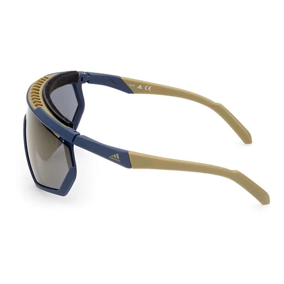Lunettes Adidas Competition Aero Pro SP0029-H Pure Blue Avec Verre Contrast Mirror Gold 4 Lunettes Adidas Competition Aero Pro SP0029-H Pure Blue Avec Verre Contrast Mirror Gold – Image 2