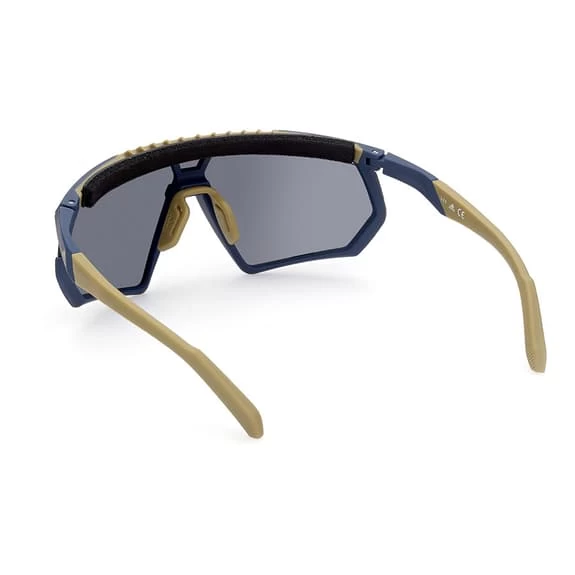 Lunettes Adidas Competition Aero Pro SP0029-H Pure Blue Avec Verre Contrast Mirror Gold 5 Lunettes Adidas Competition Aero Pro SP0029-H Pure Blue Avec Verre Contrast Mirror Gold – Image 3