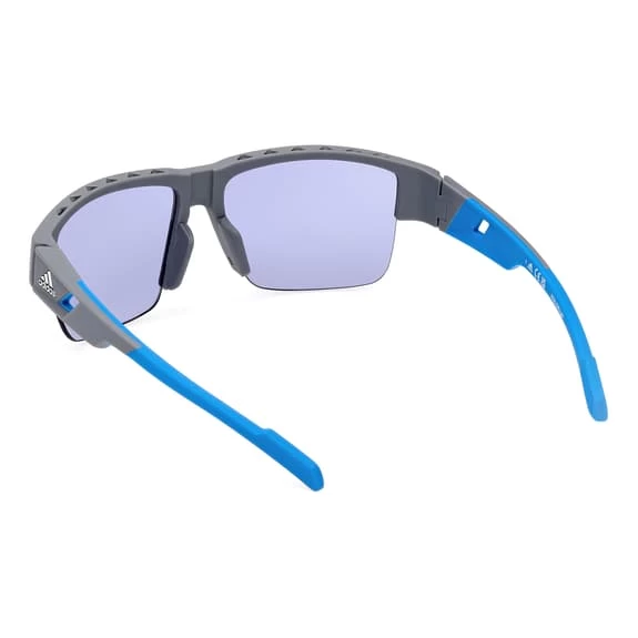 Lunettes Adidas Sport SP0070 Gris Foncé Avec Verres Réfléchissants Kolor Up Bleu 5 Lunettes Adidas Sport SP0070 Gris Foncé Avec Verres Réfléchissants Kolor Up Bleu – Image 3