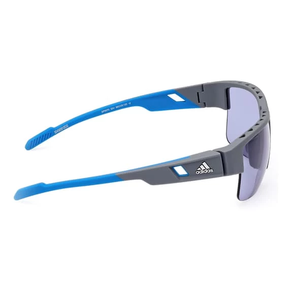 Lunettes Adidas Sport SP0070 Gris Foncé Avec Verres Réfléchissants Kolor Up Bleu 8 Lunettes Adidas Sport SP0070 Gris Foncé Avec Verres Réfléchissants Kolor Up Bleu – Image 6