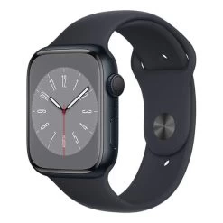 Apple Watch Series 8 GPS + Cellular 45 Mm Aluminium Minuit Avec Bracelet Sport Minuit