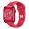 Apple Watch Series 8 GPS 45 Mm Aluminium Rouge Avec Bracelet Sport Rouge
