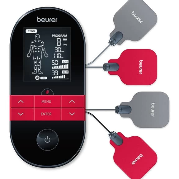 Electrostimulateur Beurer EM 59 Noir Rouge 7 Electrostimulateur Beurer EM 59 Noir Rouge – Image 5
