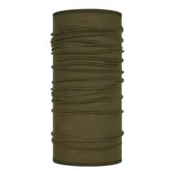 Buff Lightweight Merino Wool Solid Bark Vert Genévrier