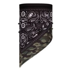 Bandana Buff Tech Fleece Camo Cash Multi Vert Noir