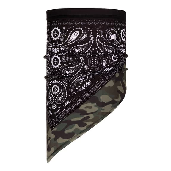 Bandana Buff Tech Fleece Camo Cash Multi Vert Noir 3 Bandana Buff Tech Fleece Camo Cash Multi Vert Noir