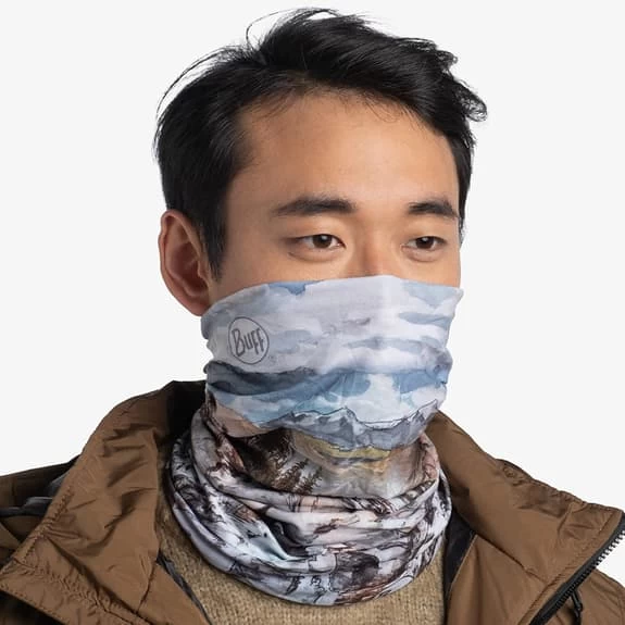 Bonnet Buff Original EcoStretch Beige Bleu Paysage 6 Bonnet Buff Original EcoStretch Beige Bleu Paysage – Image 4