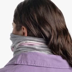 Buff Merino Move Gris Clair Blanc Rose Clair 13 Buff Merino Move Gris Clair Blanc Rose Clair -Sport Équipements Magasin bu 130220.933.10.00 006