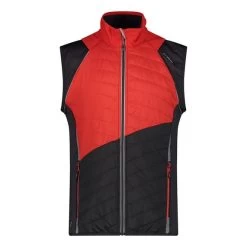 Veste CMP Detachable Sleeves PrimaLoft Rouge Noir -Sport Équipements Magasin cmp 30a2647 c580 004