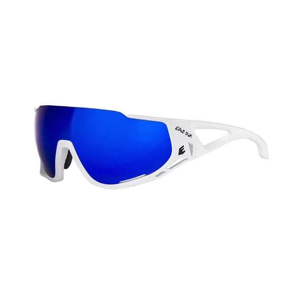 Lunettes Eassun Mortirolo Blanc Mat Avec Verres à Effet Miroir Blue Revo 3 Lunettes Eassun Mortirolo Blanc Mat Avec Verres à Effet Miroir Blue Revo