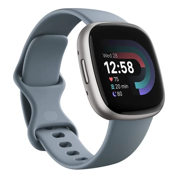 Fitbit Versa 4 Aluminium Platine Bleu Océan 3 Fitbit Versa 4 Aluminium Platine Bleu Océan