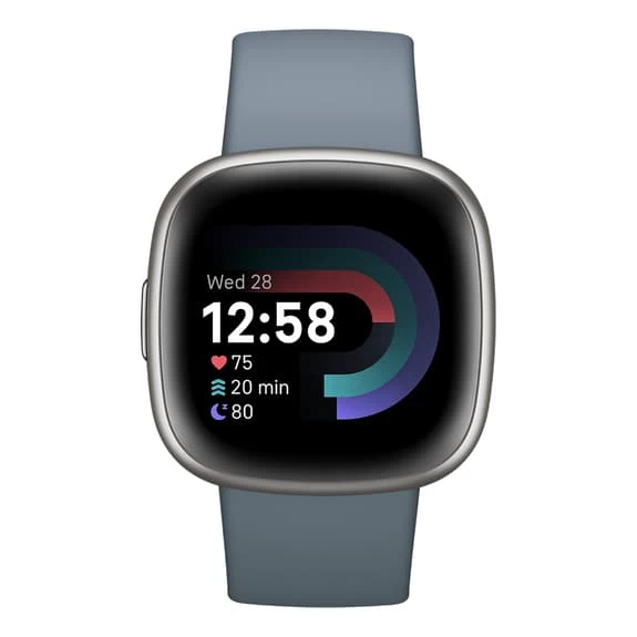 Fitbit Versa 4 Aluminium Platine Bleu Océan 4 Fitbit Versa 4 Aluminium Platine Bleu Océan – Image 2
