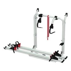 Porte-vélos Fiamma 200 D Pour 2 Vélos Gris Argenté Noir Rouge
