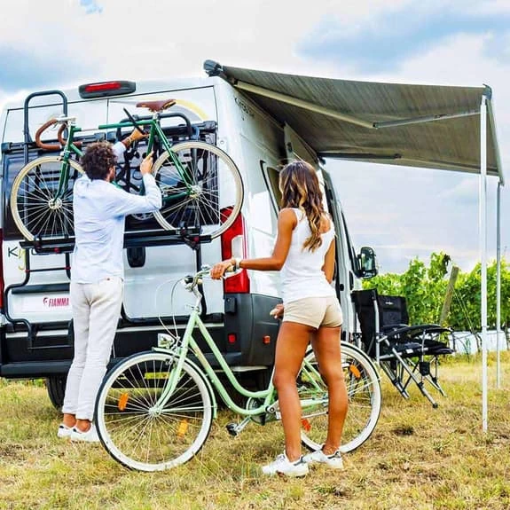 Porte-vélos Fiamma 200 DJ Ducato Puor 2 Vélos Noir Rouge 4 Porte-vélos Fiamma 200 DJ Ducato Puor 2 Vélos Noir Rouge – Image 2