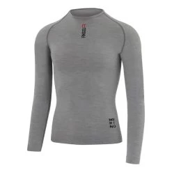 Maillot De Corps Finisseur Merino Thermal Manche Longue Gris
