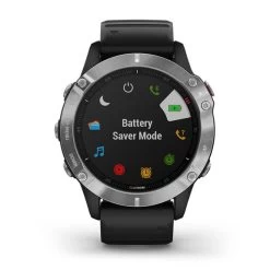 Garmin Fenix 6 Argent Noir Avec Bracelet Noir -Sport Équipements Magasin ga 010 02158 00 3