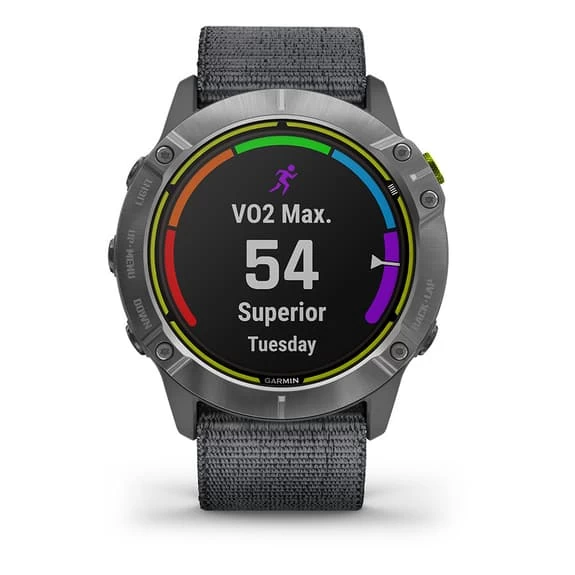 Garmin Enduro Silver Avec Bracelet En Nylon UltraFit Gris 7 Garmin Enduro Silver Avec Bracelet En Nylon UltraFit Gris – Image 5