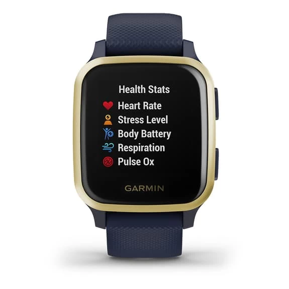 Garmin Venu Sq Music Edition Bleu Marine Doré 6 Garmin Venu Sq Music Edition Bleu Marine Doré – Image 4