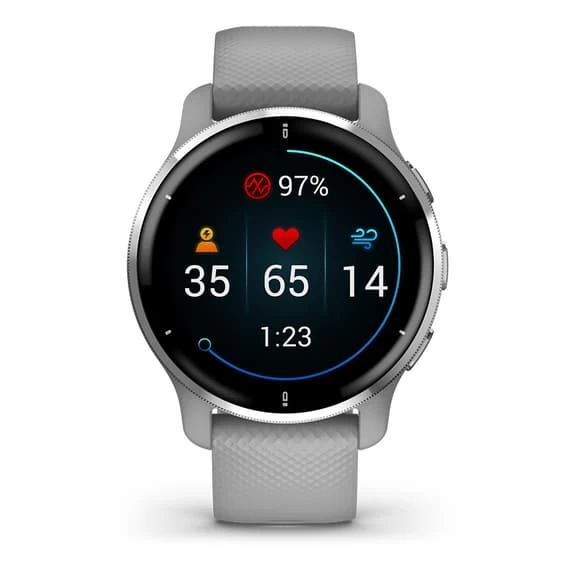 Garmin Venu 2 Plus Gris Argenté 4 Garmin Venu 2 Plus Gris Argenté – Image 2