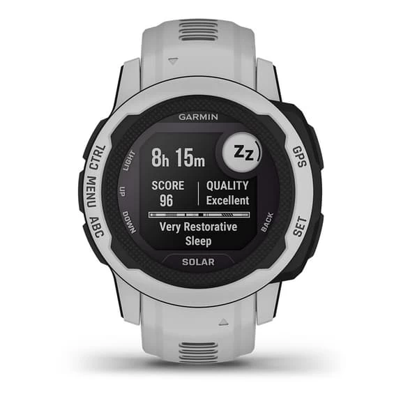 Garmin Instinct 2S Solar Gris Clair Noir 5 Garmin Instinct 2S Solar Gris Clair Noir – Image 3