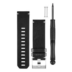 Bracelet En Cuir Garmin Pour Fenix 3 Noir
