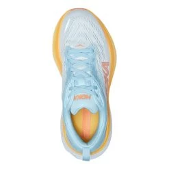 Chaussures HOKA Bondi 8 Blanc Bleu Clair Orange Femme -Sport Équipements Magasin hk 0001127952 ssc 005