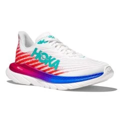 Chaussures HOKA Mach 5 Blanc Rouge Bleu Marine Femme 13 Chaussures HOKA Mach 5 Blanc Rouge Bleu Marine Femme -Sport Équipements Magasin hk 1127894 wfm 006