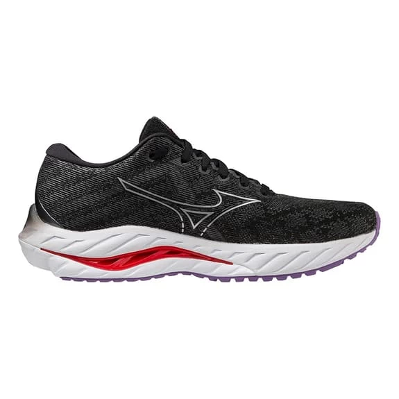 Chaussures Mizuno Wave Inspire 19 Noir Gris Femme 3 Chaussures Mizuno Wave Inspire 19 Noir Gris Femme – Image 2