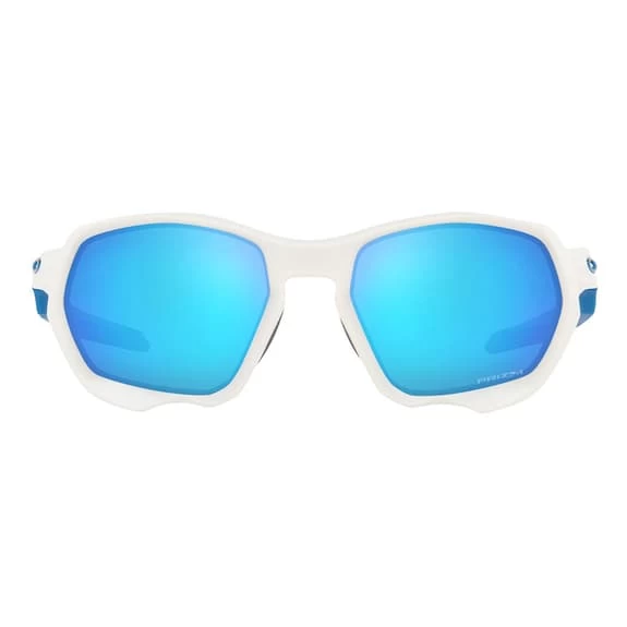 Lunettes Oakley Plazma Matte White Avec Verres Prizm Sapphire 4 Lunettes Oakley Plazma Matte White Avec Verres Prizm Sapphire – Image 2