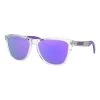 Lunettes Oakley Frogskins Mix Splatter Polished Clear Avec Verres Prizm Violet Polarized 2 Lunettes Oakley Frogskins Mix Splatter Polished Clear Avec Verres Prizm Violet Polarized -Sport Équipements Magasin ok oo9428 1755 001