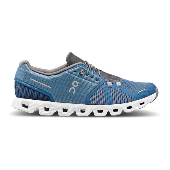 Chaussures On Running Cloud 5 Bleu Blanc Gris Foncé 3 Chaussures On Running Cloud 5 Bleu Blanc Gris Foncé