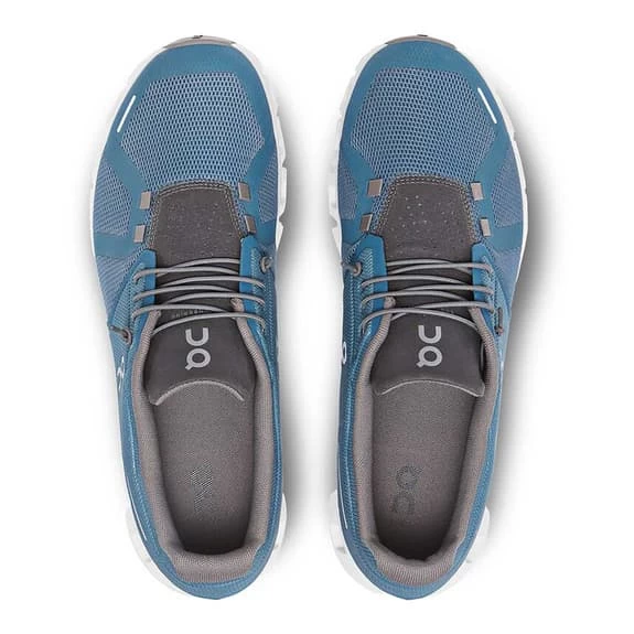 Chaussures On Running Cloud 5 Bleu Blanc Gris Foncé 5 Chaussures On Running Cloud 5 Bleu Blanc Gris Foncé – Image 3