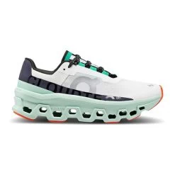 Chaussures On Running Cloudmonster Blanc Bleu Turquoise Noir Femme