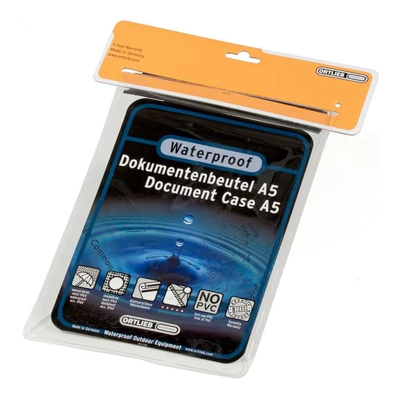 Housse Imperméable Ortlieb Document-Bag DIN A5 Transparent Noir 4 Housse Imperméable Ortlieb Document-Bag DIN A5 Transparent Noir – Image 2