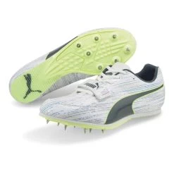 Sport Équipements Magasin 36 Chaussures Puma EvoSPEED Long Jump Blanc Vert