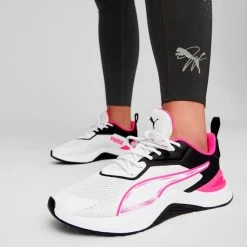 Chaussures Puma Infusion Blanc Noir Rose Femme 10 Chaussures Puma Infusion Blanc Noir Rose Femme -Sport Équipements Magasin pum 37811503 003