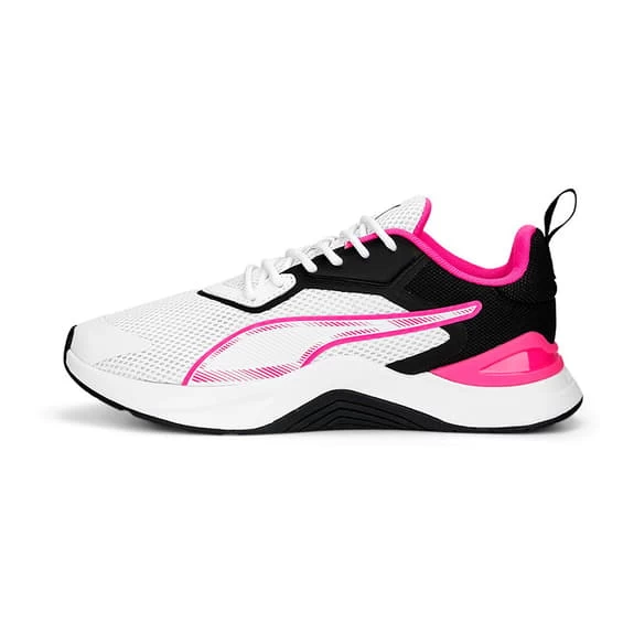 Chaussures Puma Infusion Blanc Noir Rose Femme 8 Chaussures Puma Infusion Blanc Noir Rose Femme – Image 6
