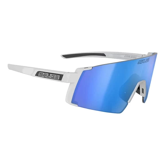 Lunettes Salice 027 Blanc Avec Verre à Effet Miroir RW Bleu 3 Lunettes Salice 027 Blanc Avec Verre à Effet Miroir RW Bleu
